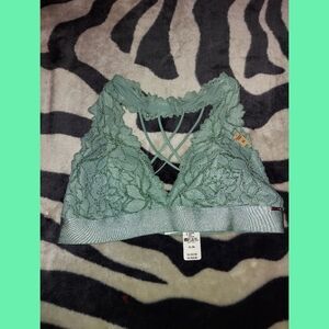 Green Victorias Secret PINK Sports Bra